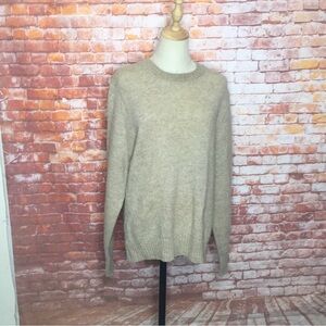 Vintage MCM Robert Bruce Tan Wool Crewneck Sweater